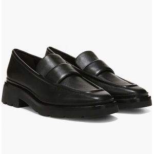 Vince Leather Robin Lug Loafers